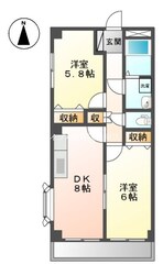 ＢＥＬＬ　ＣＲＥＳＴⅡの物件間取画像